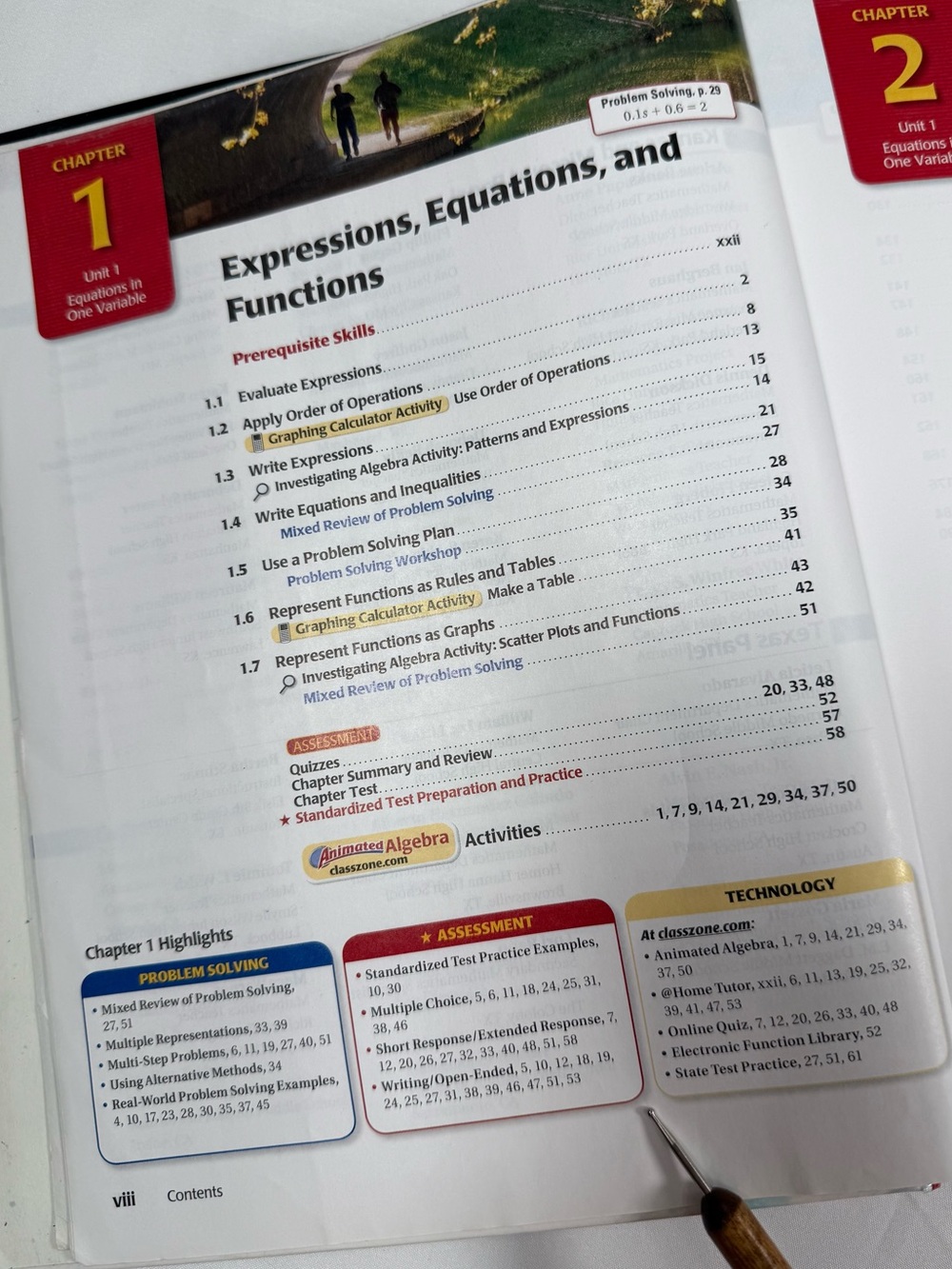 MCDOUGAL LITTELL Algebra 1 Student Textbook & Worked Out Solution Key Math Set - Picture 10 of 12